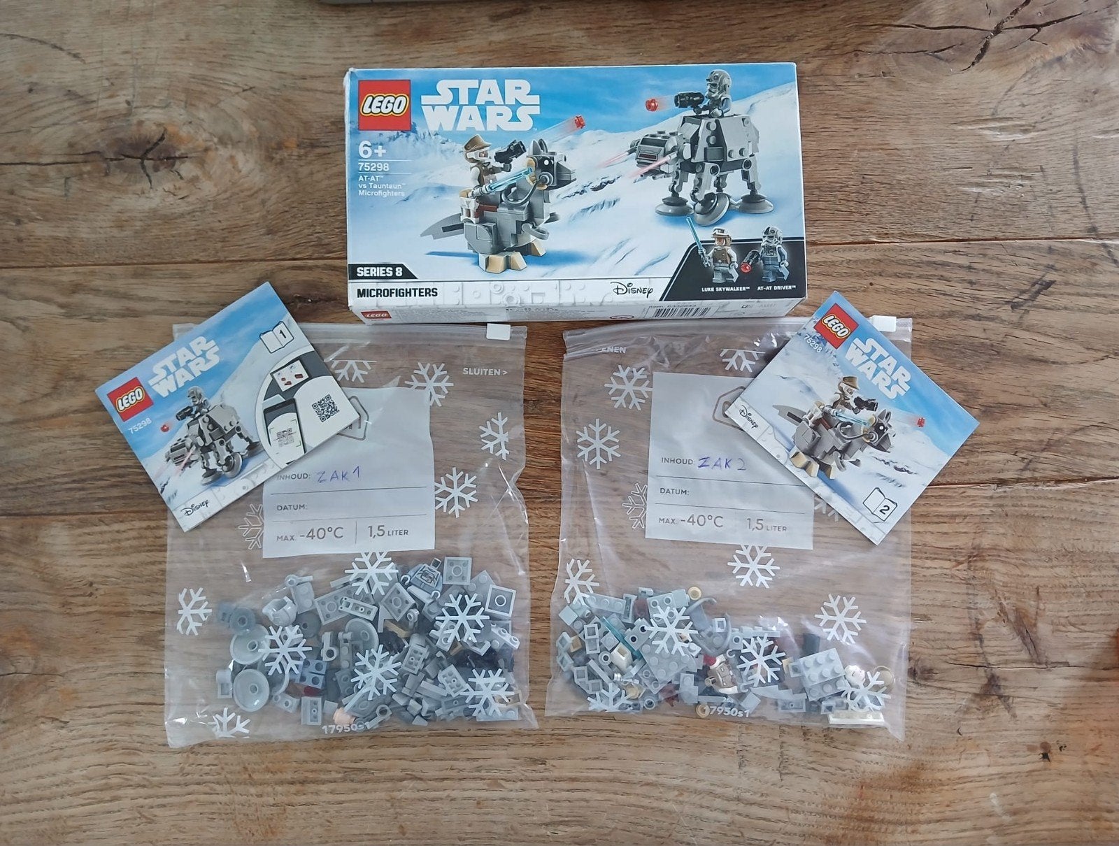 Lego Star Wars 75298 AT-AT vs Tauntaun Microfighters, Star Wars, Lego, Ophalen of Verzenden, Zo goed als nieuw