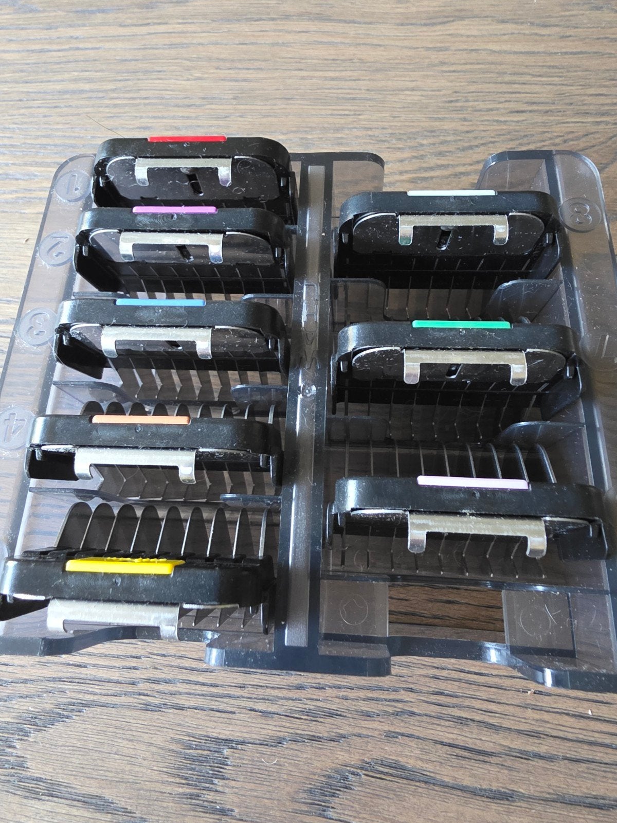 Wahl Tondeuse Opzetkammen Set - 8 Verschillende Maten, Ophalen of Verzenden