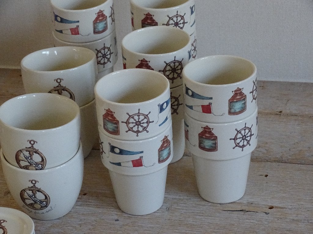 Servies, Jet (by Ter Steege), GOING FOR A SAIL, z.g.a.n., Huis en Inrichting, Keuken | Servies, Overige typen, Ophalen of Verzenden