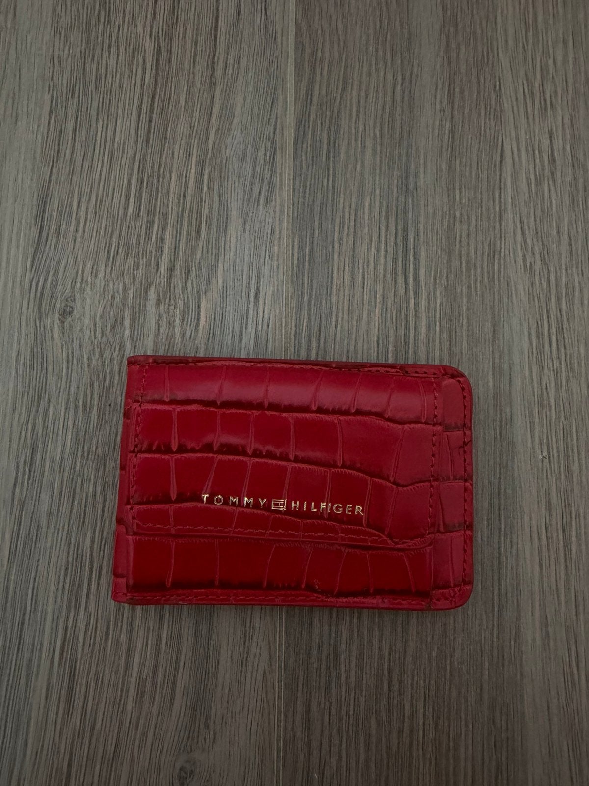 Tommy Hilfiger wallet, Sieraden, Tassen en Uiterlijk, Portemonnees, Ophalen of Verzenden, Zo goed als nieuw, Rood, Overige merken