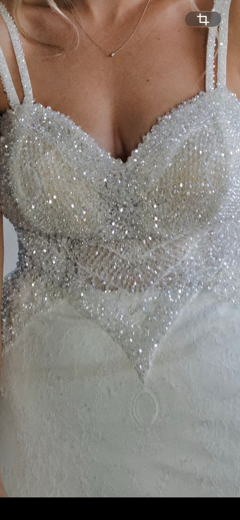 Exclusieve designer bruidsjurk Mesh - Overtoom, Amsterdam, Ophalen of Verzenden, Zo goed als nieuw, Wit, Trouwjurk