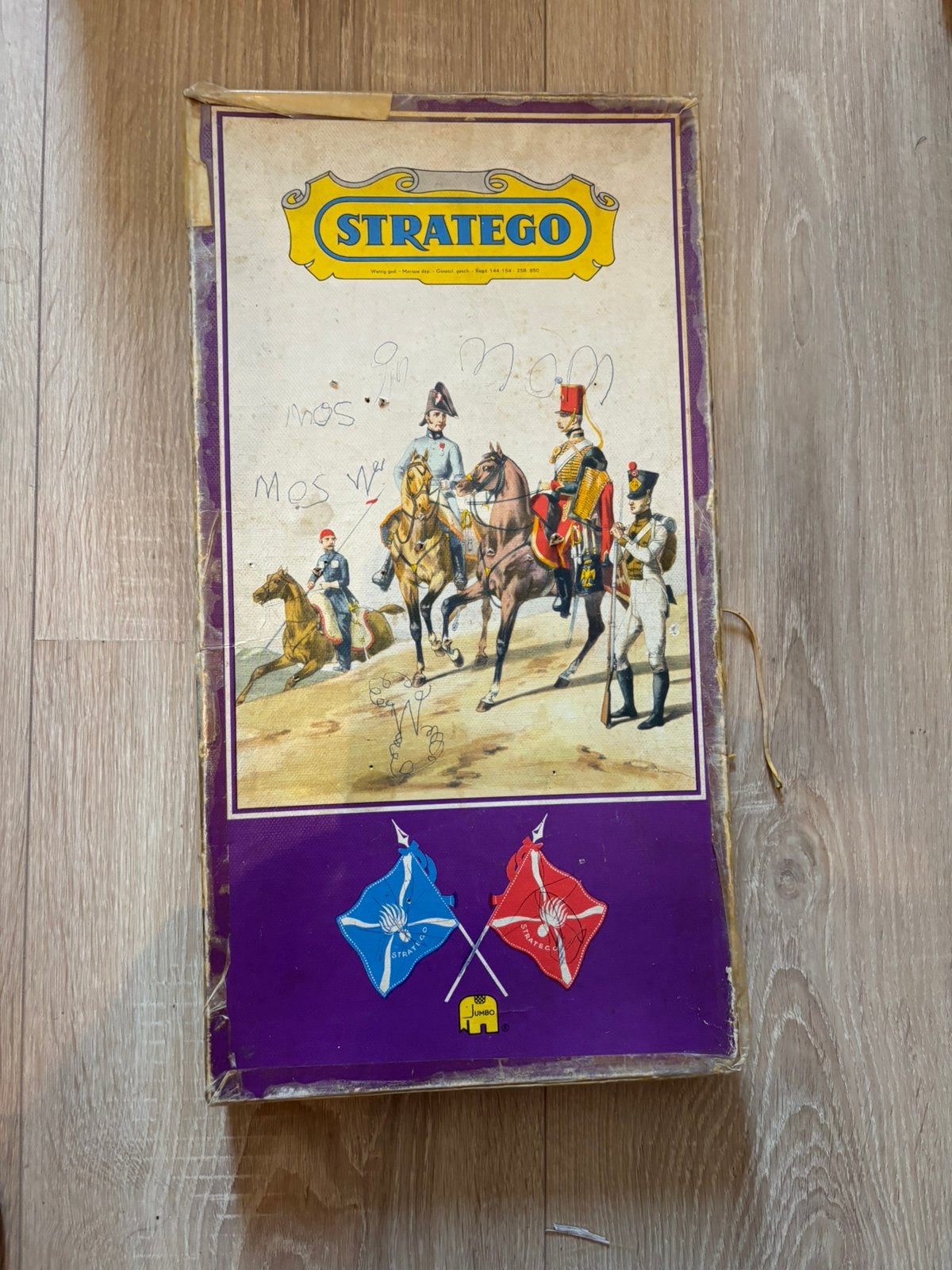 Vintage Stratego spel van  jumbo, Ophalen of Verzenden, Zo goed als nieuw