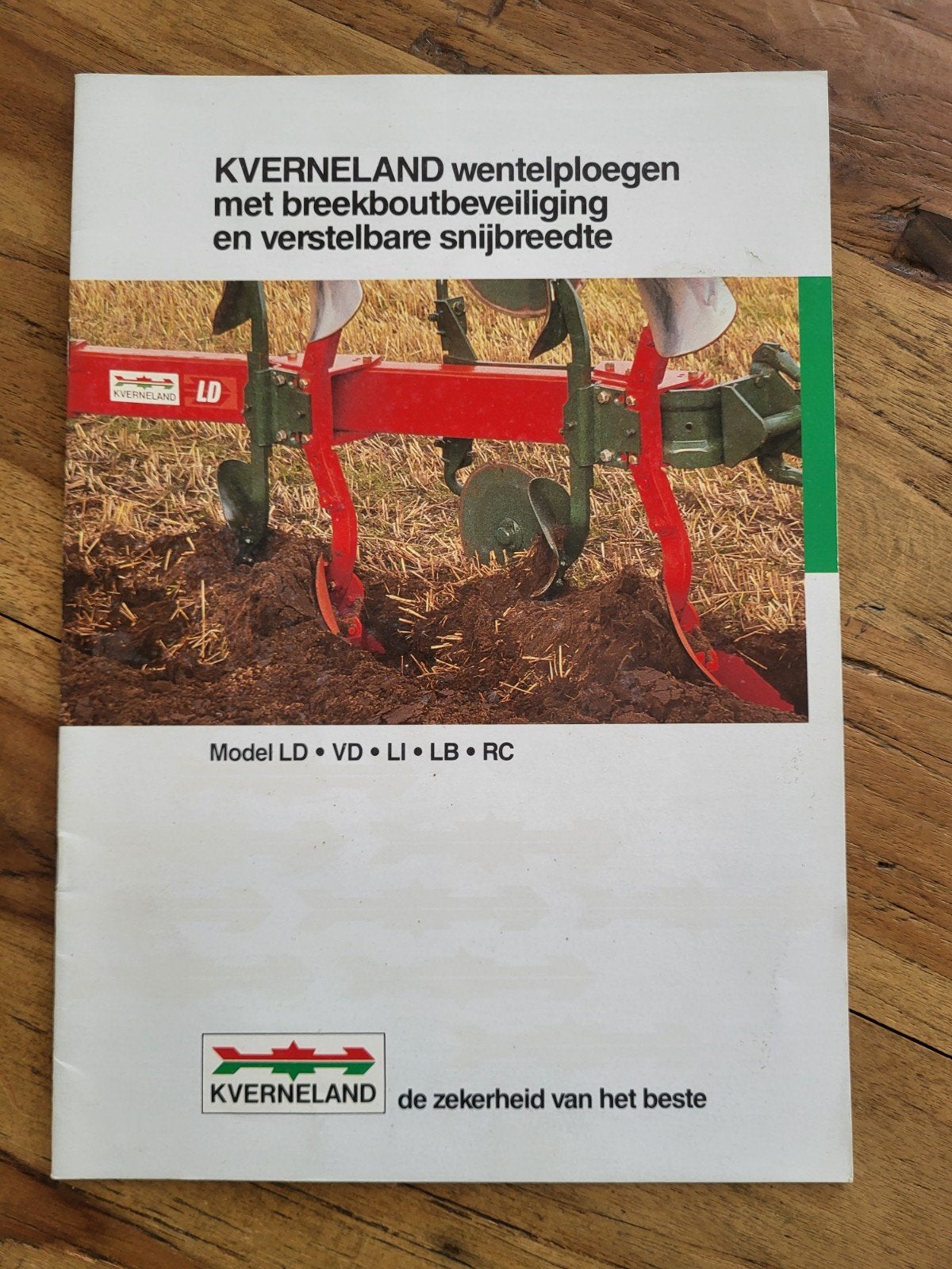 tractor folder Kverneland wentelploegen, Ophalen of Verzenden, Zo goed als nieuw