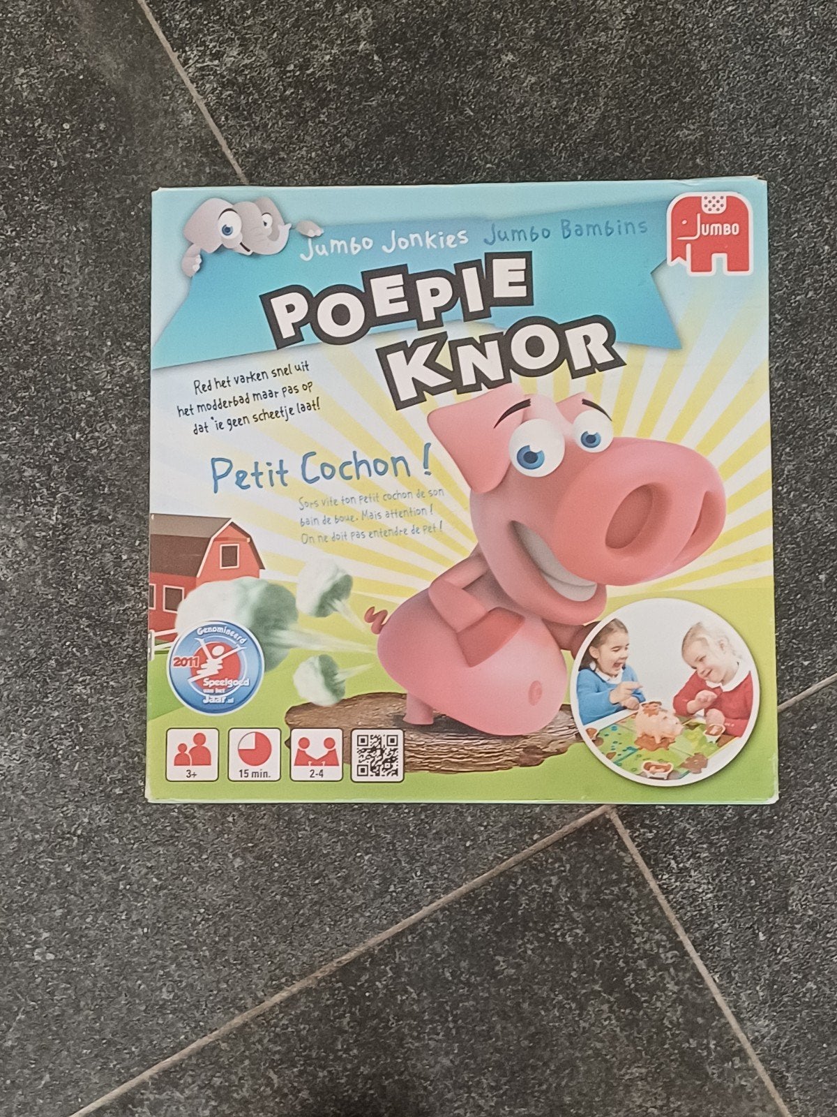 Jumbo Poeh Knor - Red het varken uit het modderbad, Drie of vier spelers, Ophalen of Verzenden, Gebruikt, Jumbo