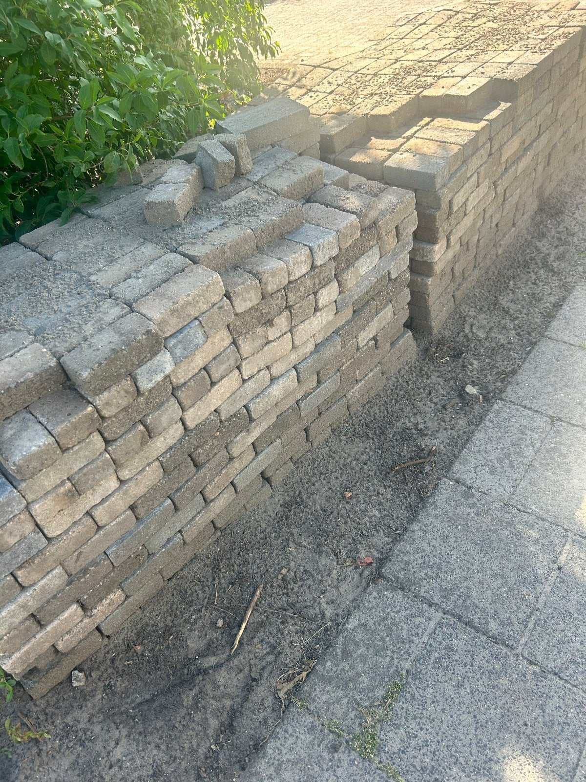 Klinkers 3000 stuks gratis - Ideaal voor oprit of terras, Ophalen, Gebruikt, Klinkers, 10 m² of meer