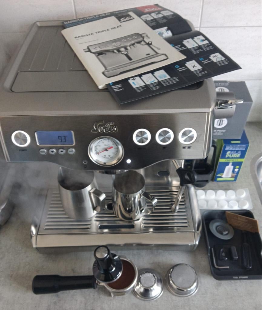 Solis Triple Heat (Sage the Dual Boiler), Ophalen of Verzenden, Espresso apparaat