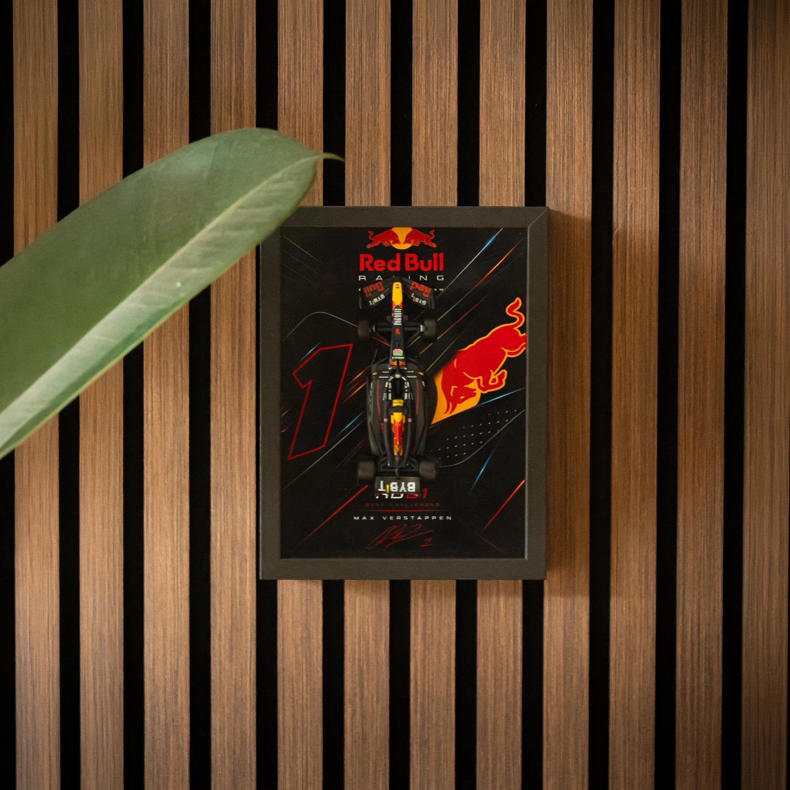 Max Verstappen Red Bull Racing 3D Lijst - 15x20 cm, Ophalen of Verzenden, Nieuw