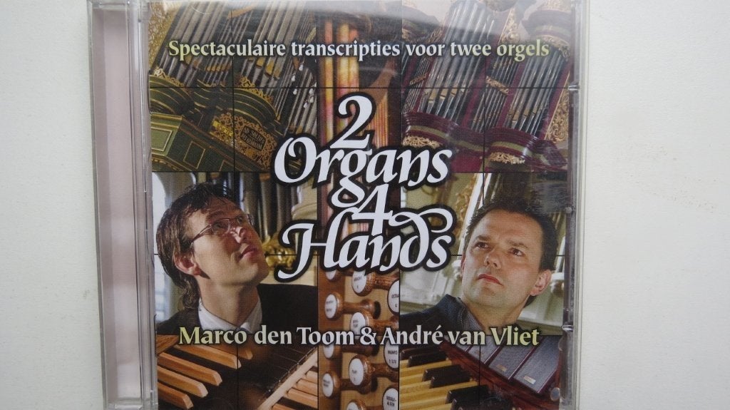 Cd orgel: 2Organs4Hands, Marco den Toom en Andre van Vliet, Ophalen of Verzenden, Classicisme, Zo goed als nieuw, Kamermuziek