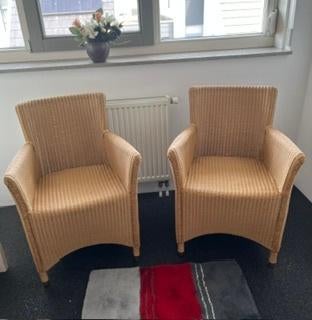 rieten stoeltjes, Ophalen, Twee, Overige kleuren, Riet of Rotan