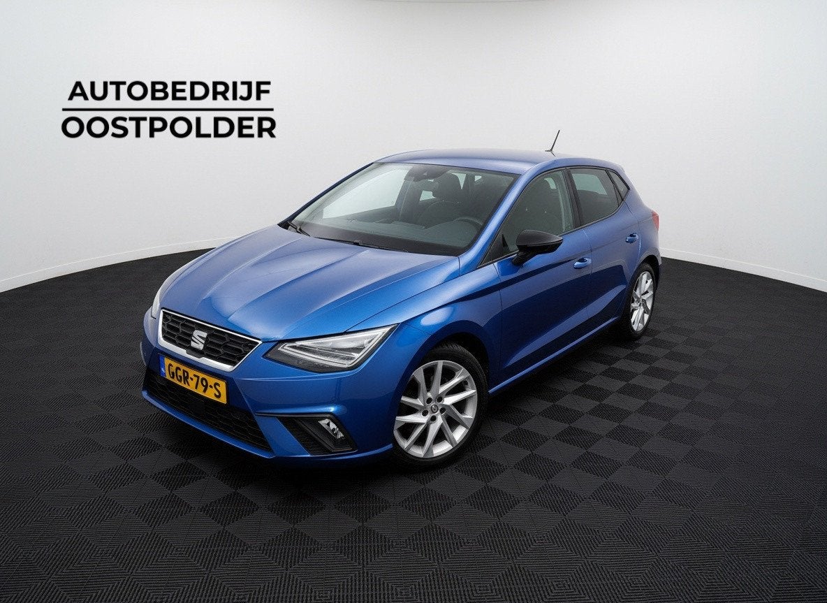 Seat IBIZA 1.0 EcoTSI FR, Auto's, Voorwielaandrijving, Gebruikt, 580 kg, Blauw