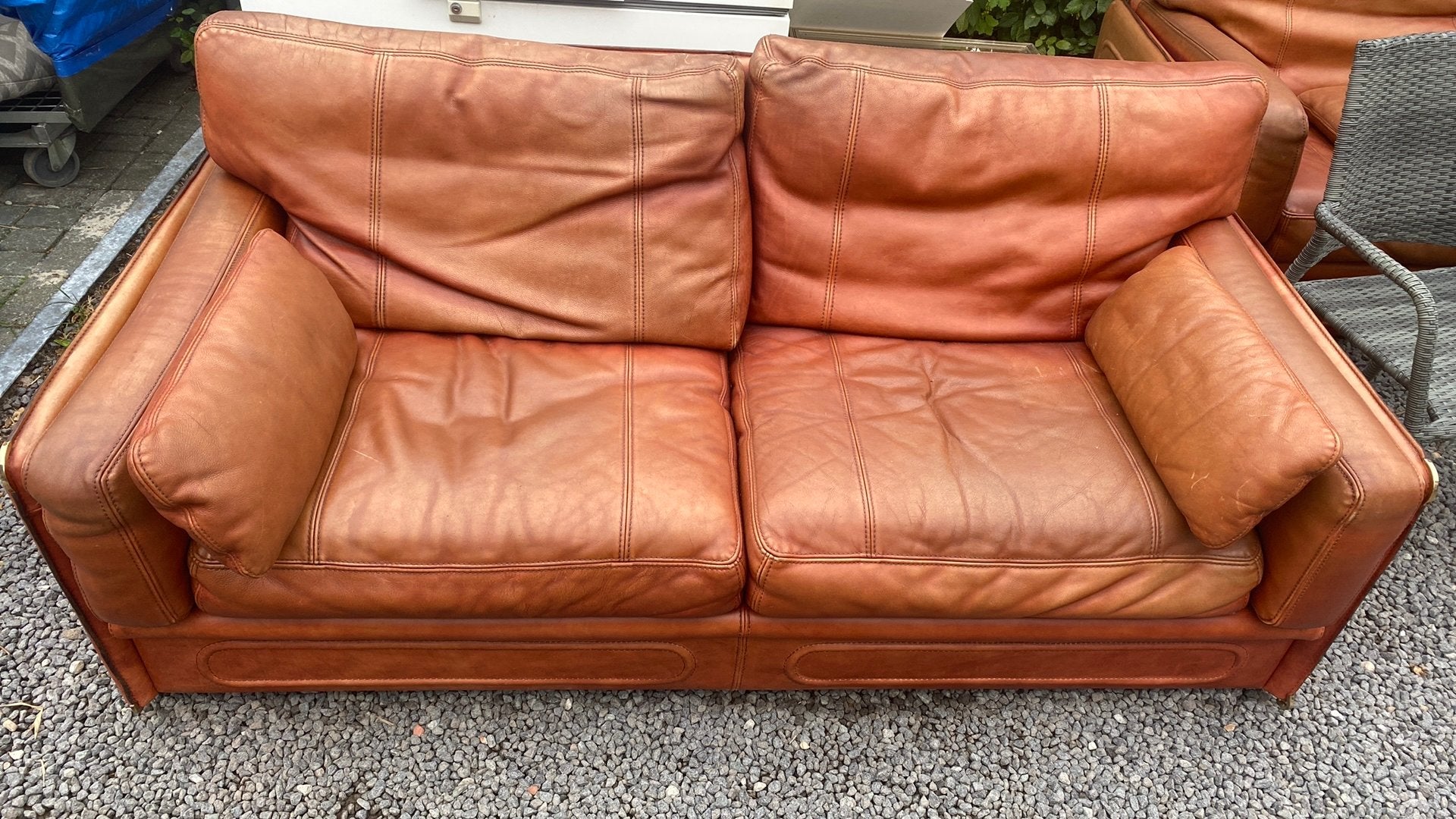 Baxter 2x 2zitsbank, Gebruikt, 200 tot 250 cm, Antiek, Ophalen