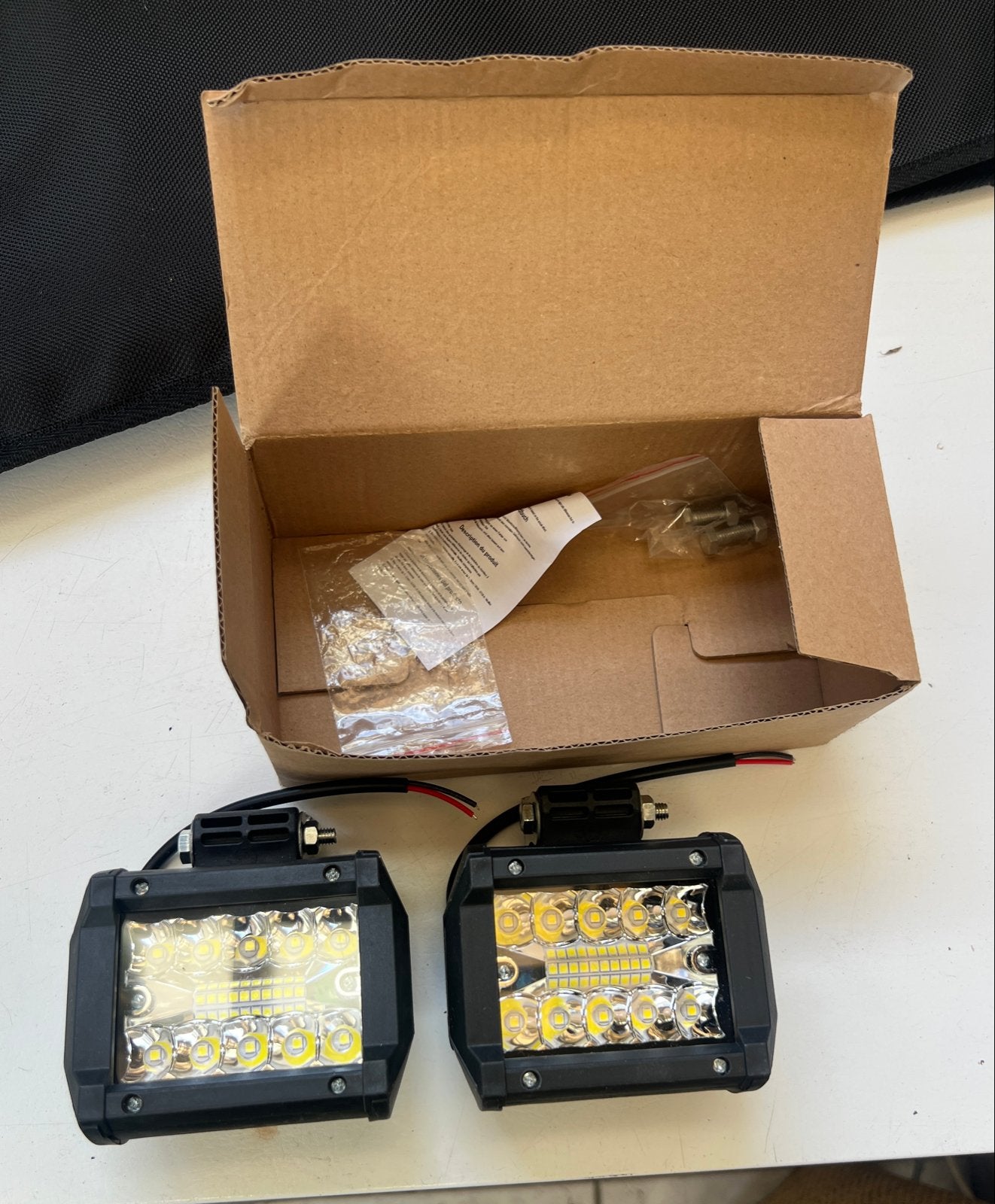 Set van 2 LED Verstralers voor Auto, Vrachtwagen, Off-road, Ophalen of Verzenden, Nieuw, Universele onderdelen