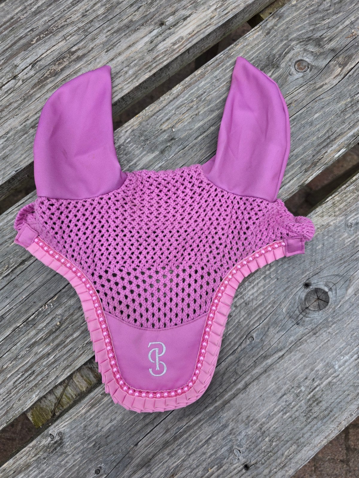 PS Of Sweden Ruffle Pearl oornetje Magenta maat full zgan, Ophalen of Verzenden, Zo goed als nieuw