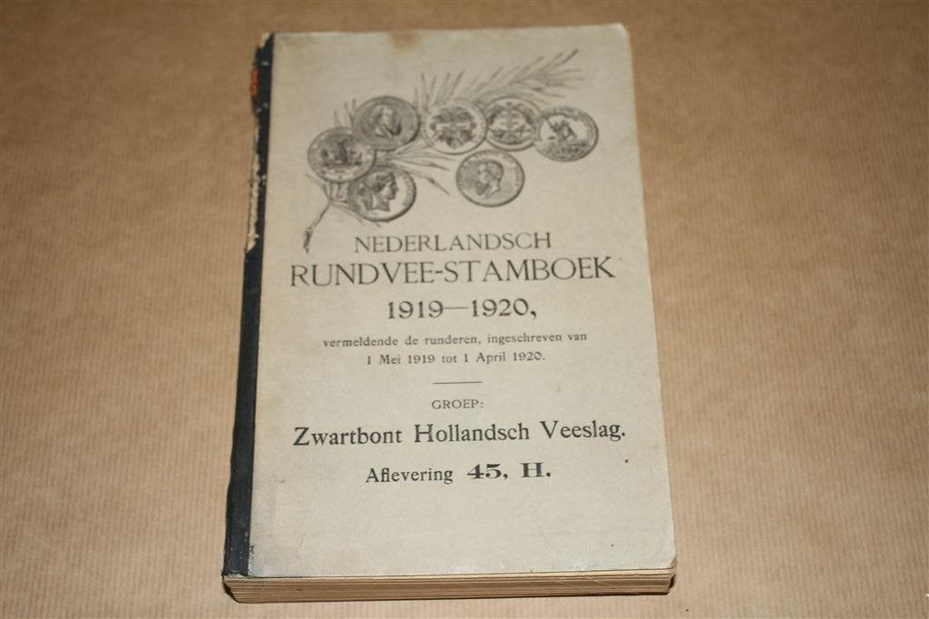 Nederlandsch Rundvee-Stamboek 1919-1920, Boeken, Ophalen of Verzenden, Gelezen