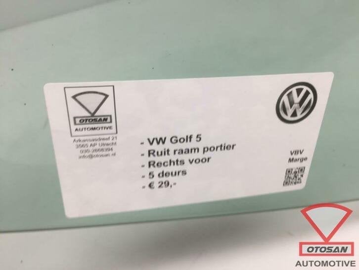 vw golf v 5 ruit raam deur portier rechts voor 5 deurs, Auto-onderdelen, Gebruikt, Volkswagen, Volkswagen AG, Berliner Ring 2
38440  Wolfsburg, DE