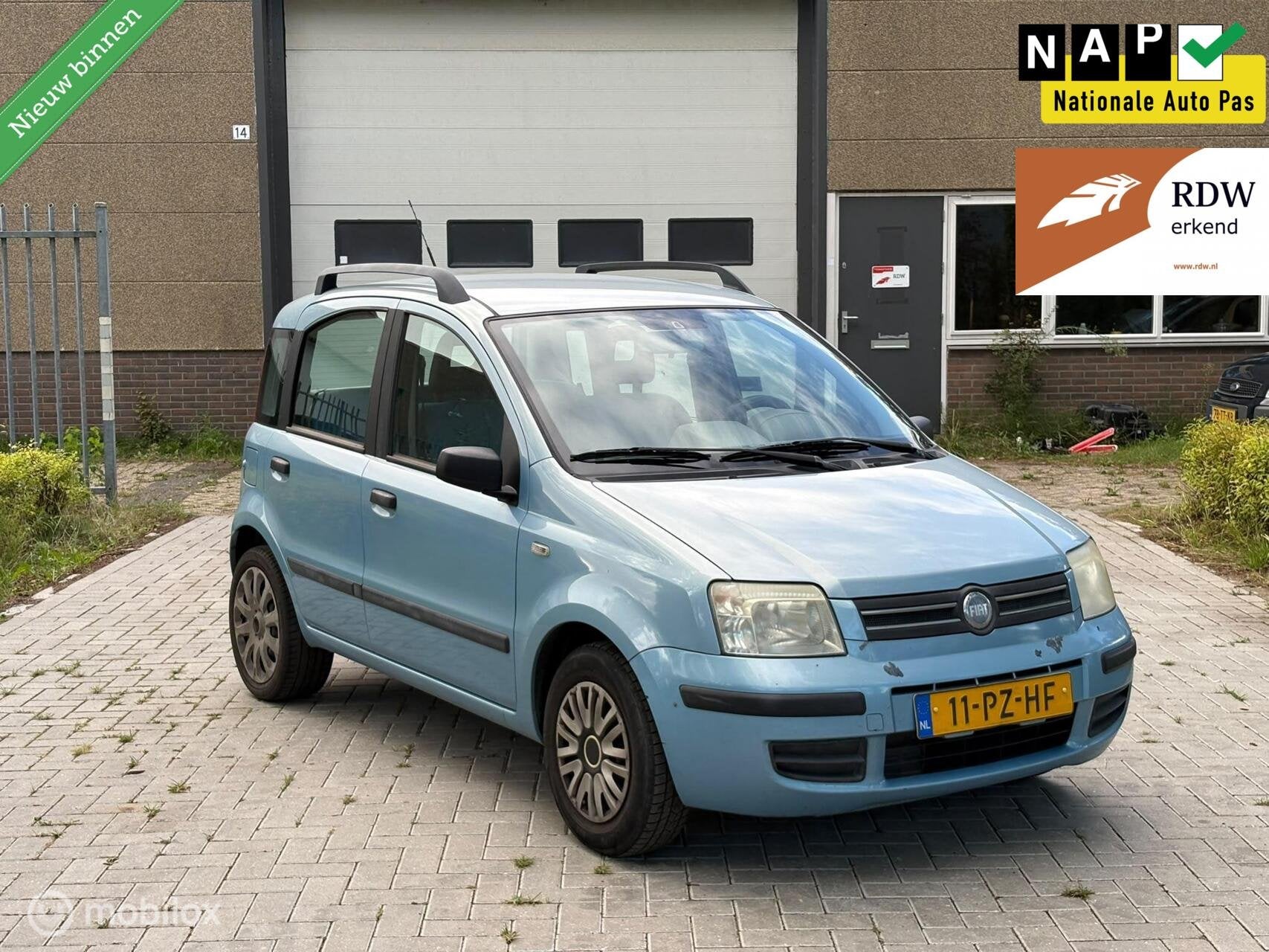 Fiat Panda 1.2 Dynamic AIRCO|NAP|WEINIG KM, Voorwielaandrijving, Elektrische ramen, Gebruikt, Origineel Nederlands