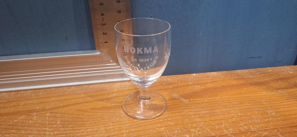 Bokma jenever glaasje (4925), Verzamelen, Bokma, ., Overige typen, Ophalen of Verzenden