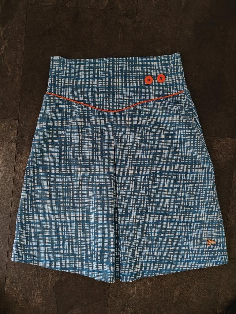 Nieuw fris tante Betsy rokje S/M, Blauw, Nieuw, Ophalen of Verzenden, Maat 36 (S)