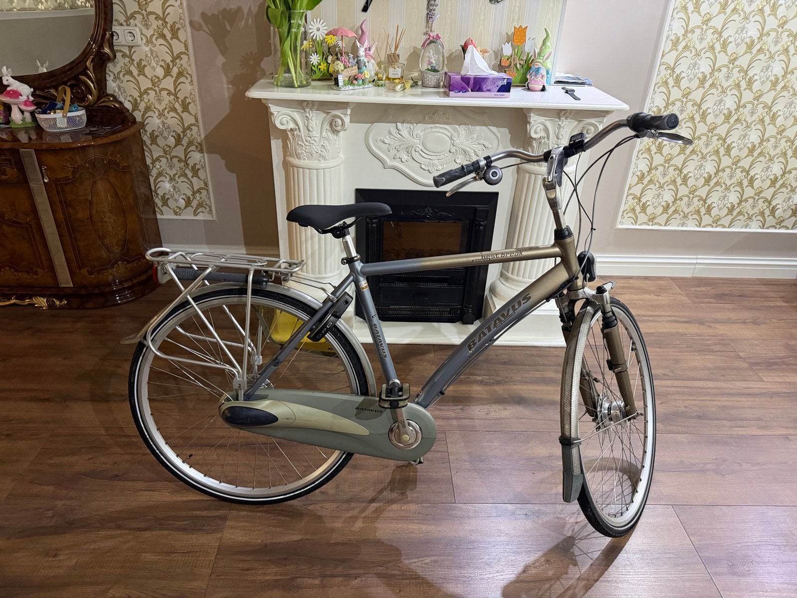 Batavus herenfiets - Comfortabel en betrouwbaar, Ophalen, Gebruikt, Velgrem, Versnellingen