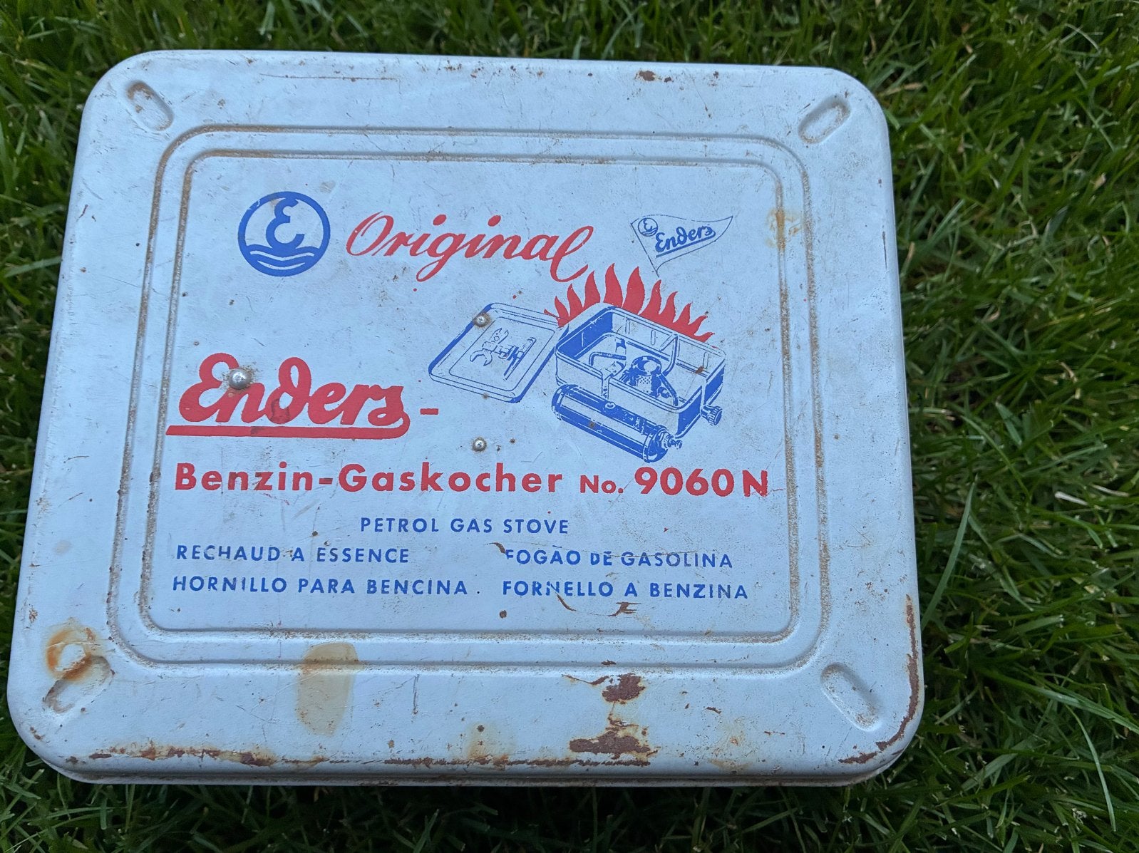 Vintage Enders Benzine Gasfornuis No. 9060N, Caravans en Kamperen, Ophalen, Gebruikt