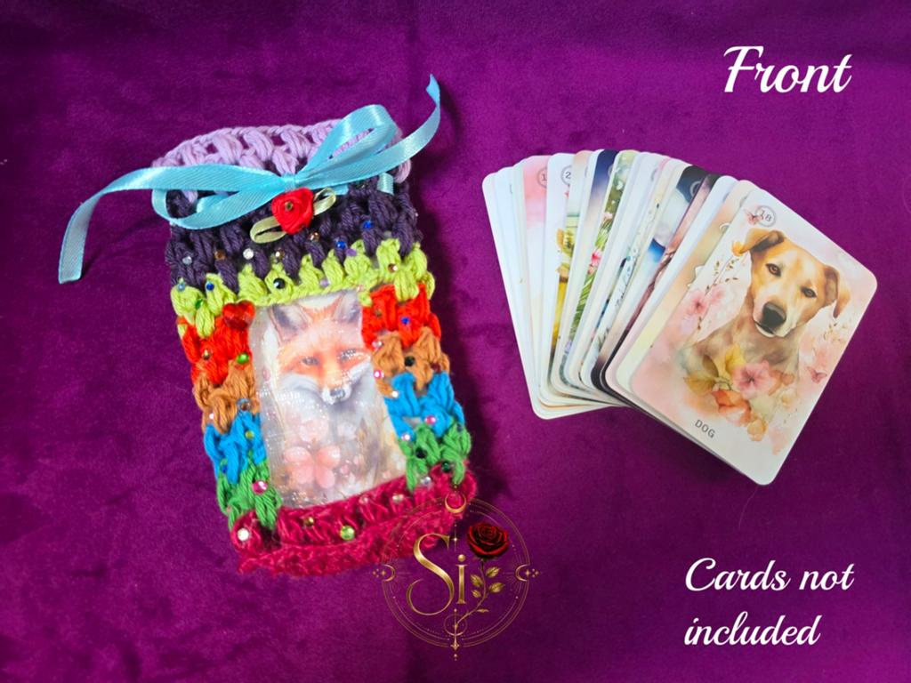 Handgemaakt gehaakt tasje voor Lenormand, Ophalen of Verzenden, Nieuw