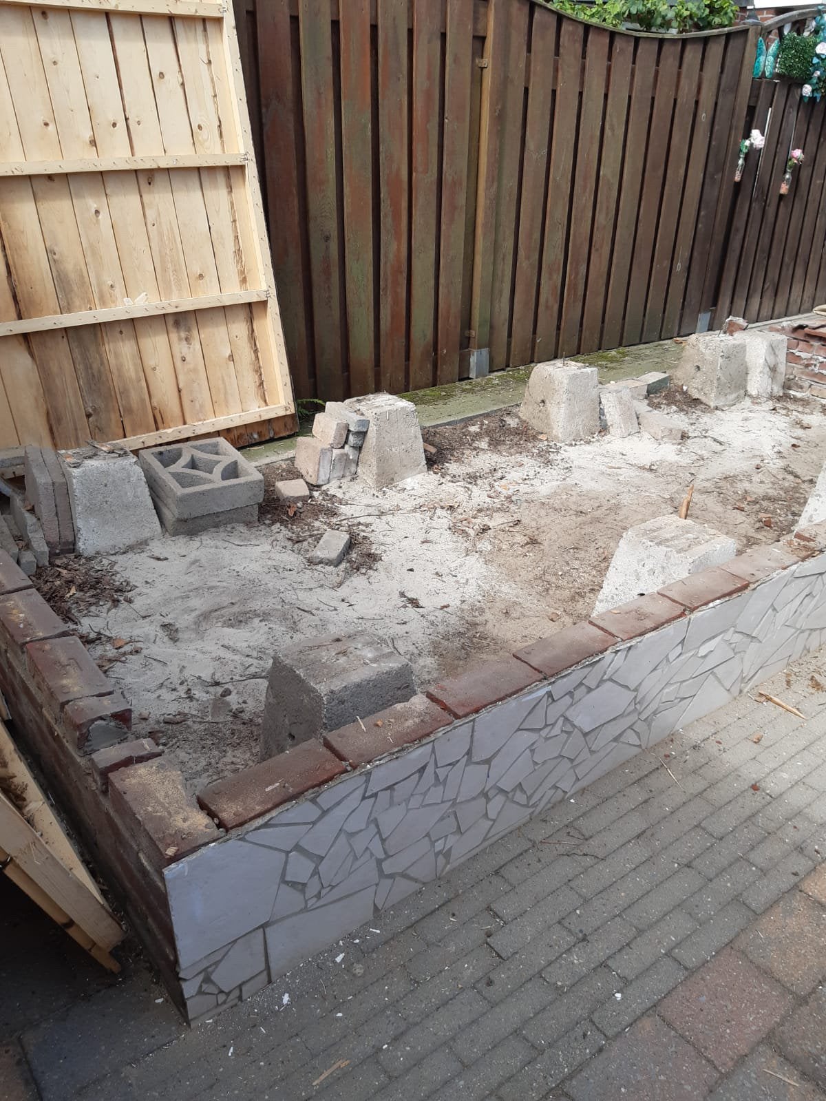 Beton poeren, Ophalen, Gebruikt, Overige typen, Minder dan 5 m²