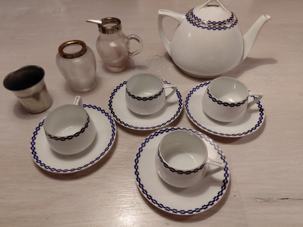 Art deco koffieservies, Ophalen of Verzenden