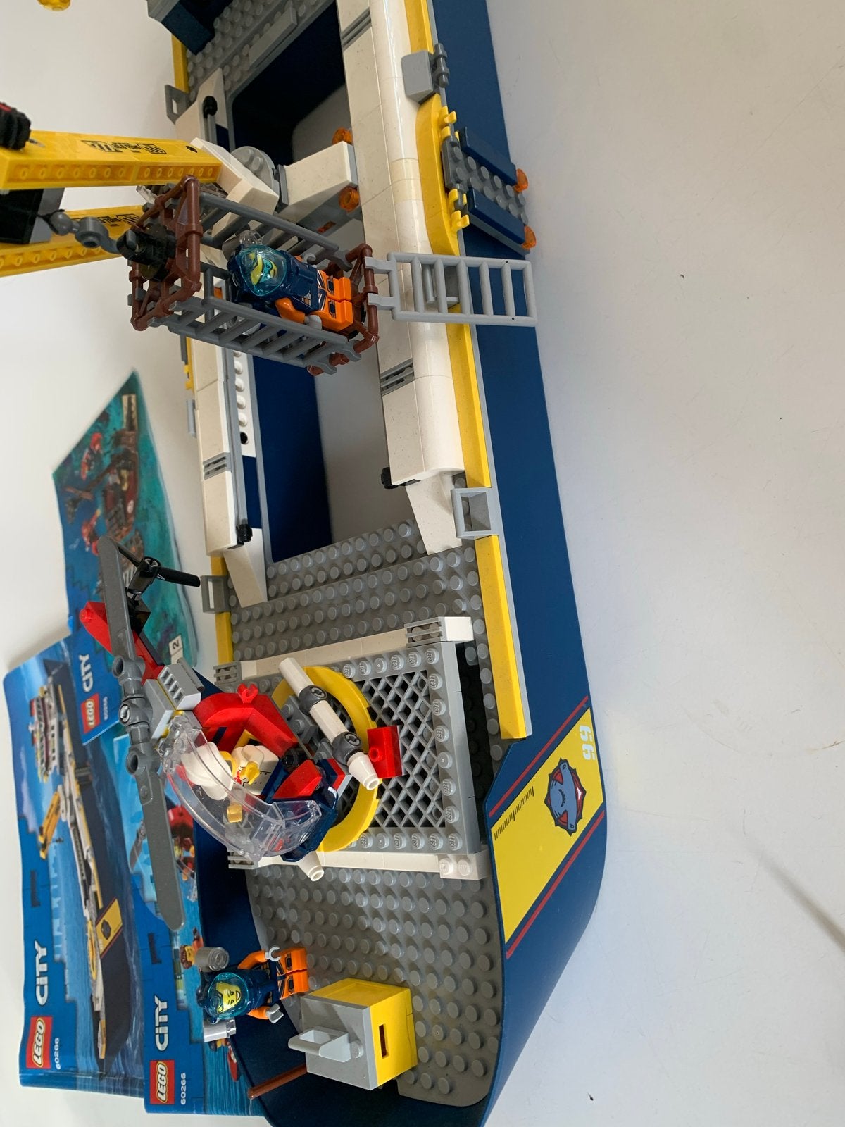 LEGO City Ocean Exploratie Schip 60266 met handleidingen, Ophalen of Verzenden, Zo goed als nieuw