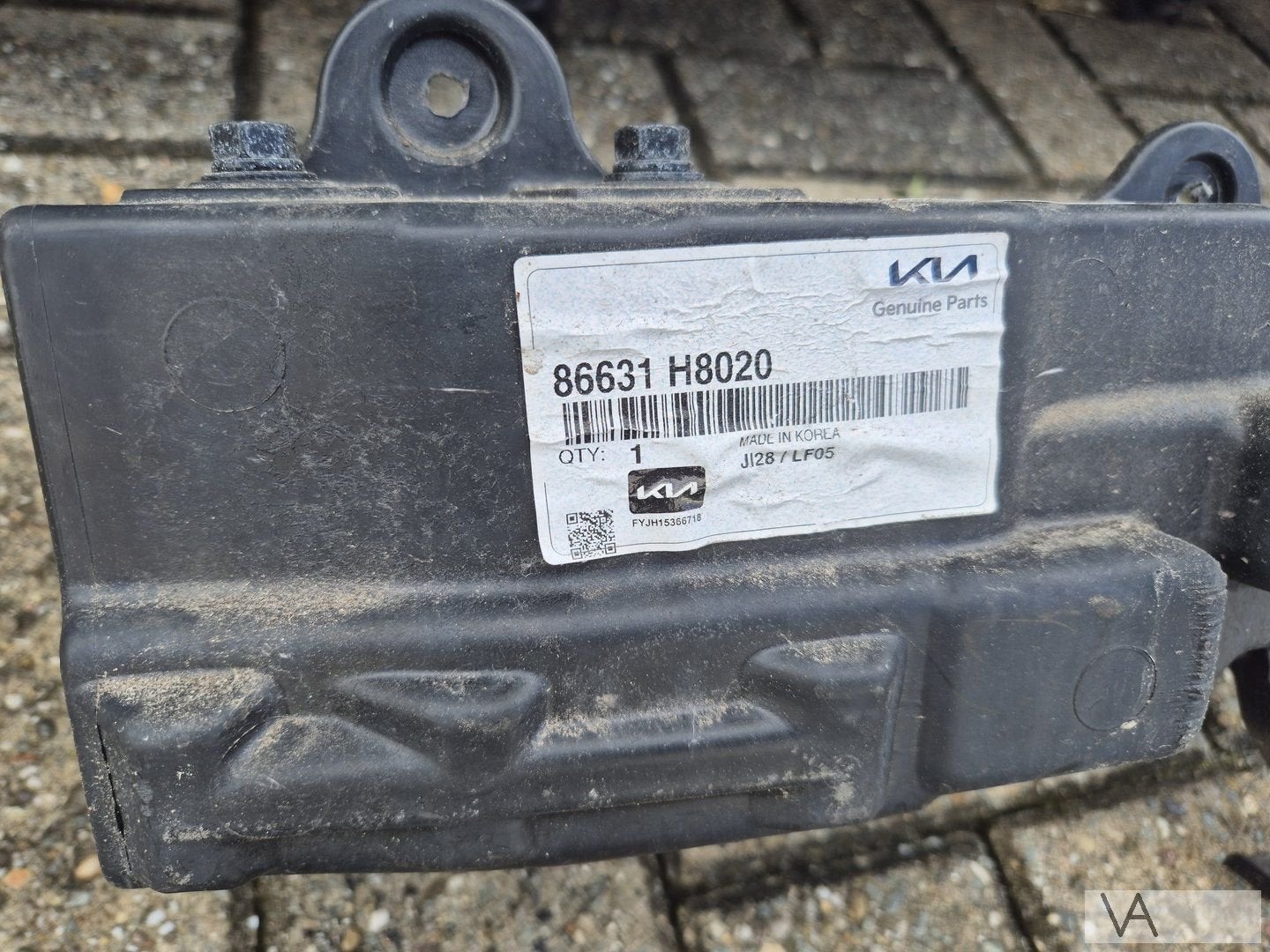 Achterbumper met balk voor Kia Rio 2017 - 2024 zwart pdc, Auto-onderdelen, -, -, Ophalen of Verzenden, Achter