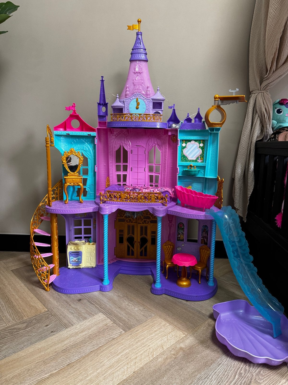 Disney Princess Ultiem Kasteel Poppenhuis met Licht & Geluid, Ophalen, Gebruikt, Poppenhuis