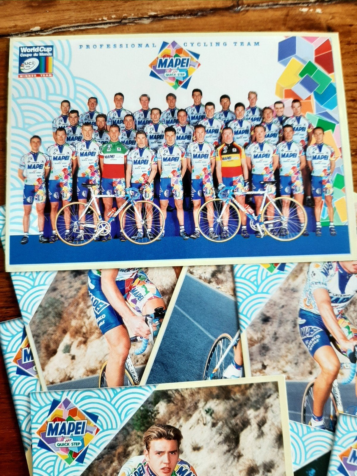 Wielrenners prof ploeg Mapei 1999, Ophalen of Verzenden, Overige typen