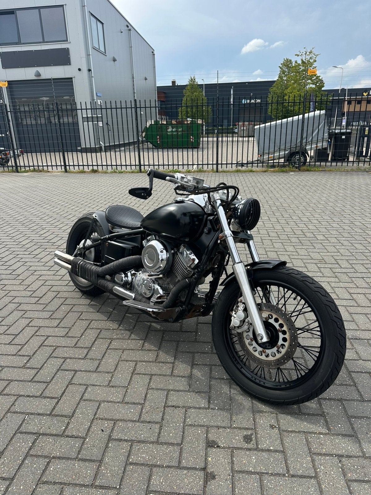 Yamaha DragStar XVS 650 Custom Bobber, 2 cilinders, Chopper, Gebruikt, Particulier