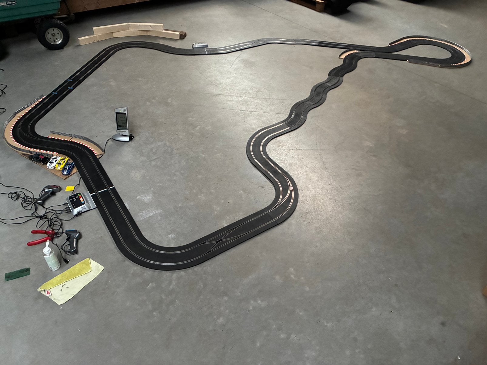 Scalextric digitaal met display, Kinderen en Baby's, Gebruikt, Zelf te bouwen, Elektrisch, Ophalen