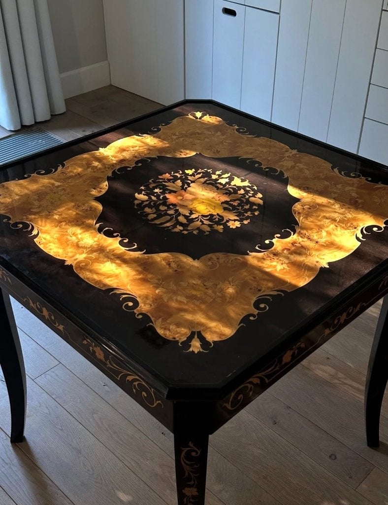 Italiaanse Sorrento spel tafel, Ophalen