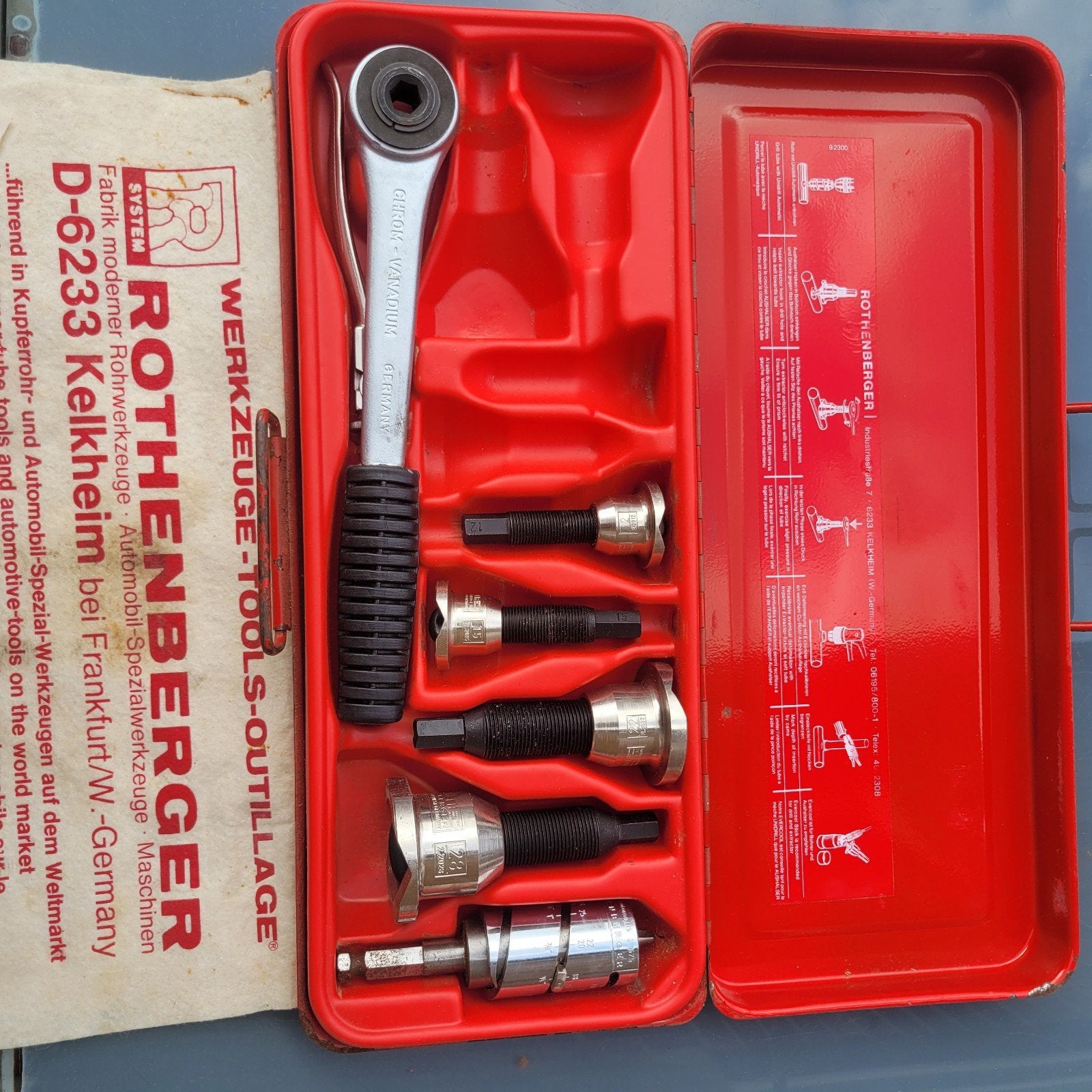 Rothenberger optromp set, Doe-het-zelf en Verbouw, Ophalen of Verzenden
