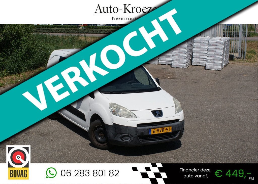 Peugeot Partner 120 1.6 e-HDI L1 XT Profit + | 3 Zitplaatsen, Euro 5, Gebruikt, 4 cilinders, Wit
