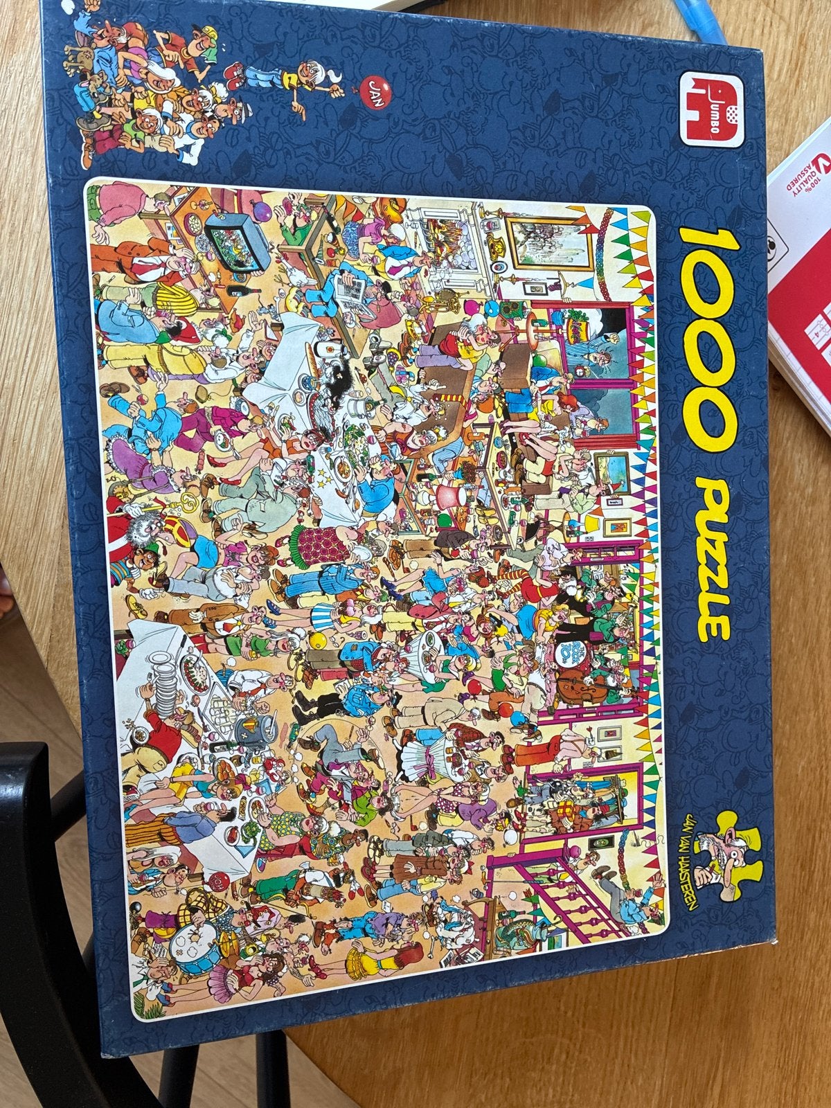 Jan van Haasteren Puzzel - Happy Birthday (1000 stukjes), Ophalen, 500 t/m 1500 stukjes, Gebruikt, Legpuzzel