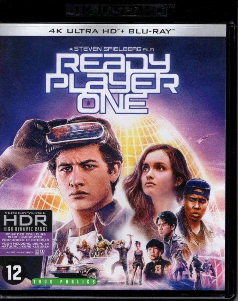 Ready Player One - 4K Ultra HD + Blu-ray (2018) - NL uitgave, Verzenden, Info@warnerbros.com, Zo goed als nieuw, Warner Bros. Entertainment Nederland B.V.