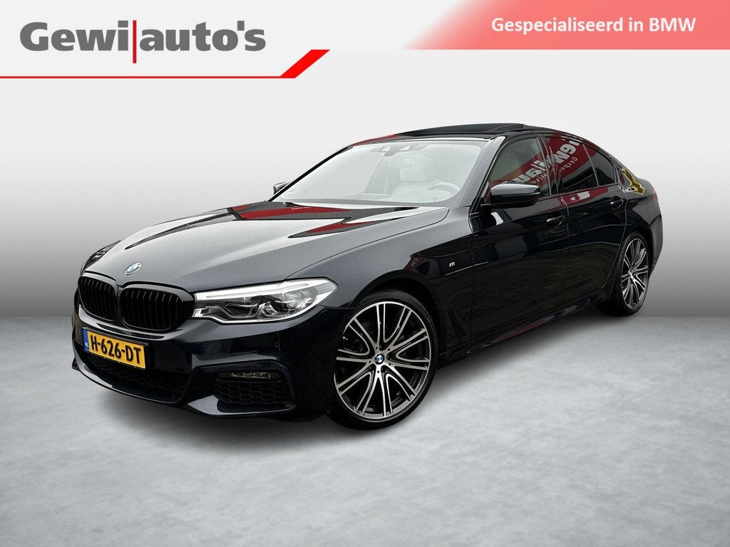 BMW 5-serie 518d M-Sport High Executive, Automaat, Achterwielaandrijving, Euro 6, 4 cilinders