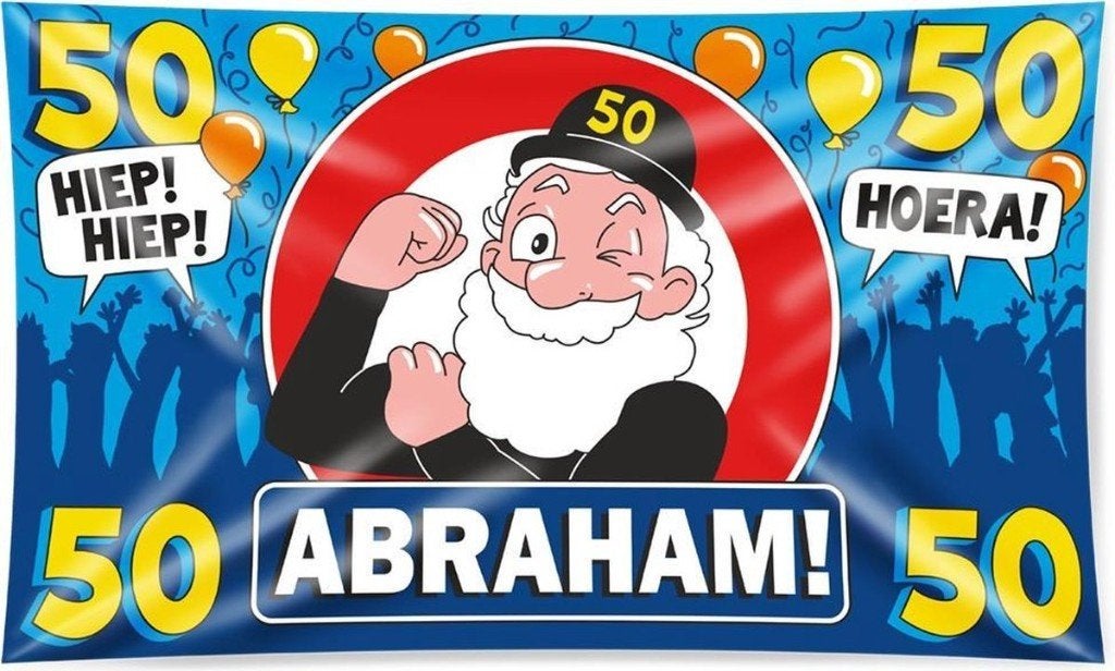 Abraham versierartikelen, Ophalen, Zo goed als nieuw, Versiering, Verjaardag