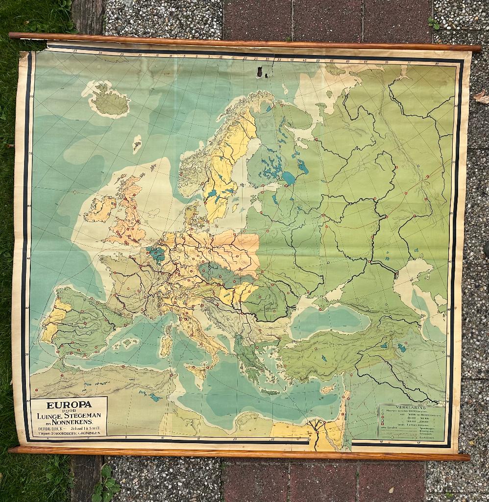 Europa - Luinge, Stegeman en Nonnekens, Antiek en Kunst, Ophalen, Aardrijkskunde