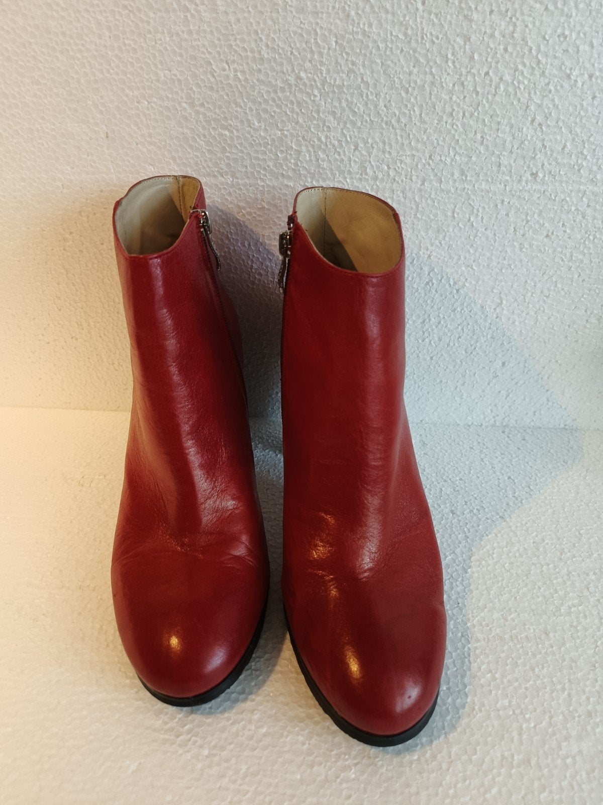 Rode Noe leren laarsjes in nieuw staat, Kleding | Dames, Schoenen, Ophalen of Verzenden, Gedragen, Rood
