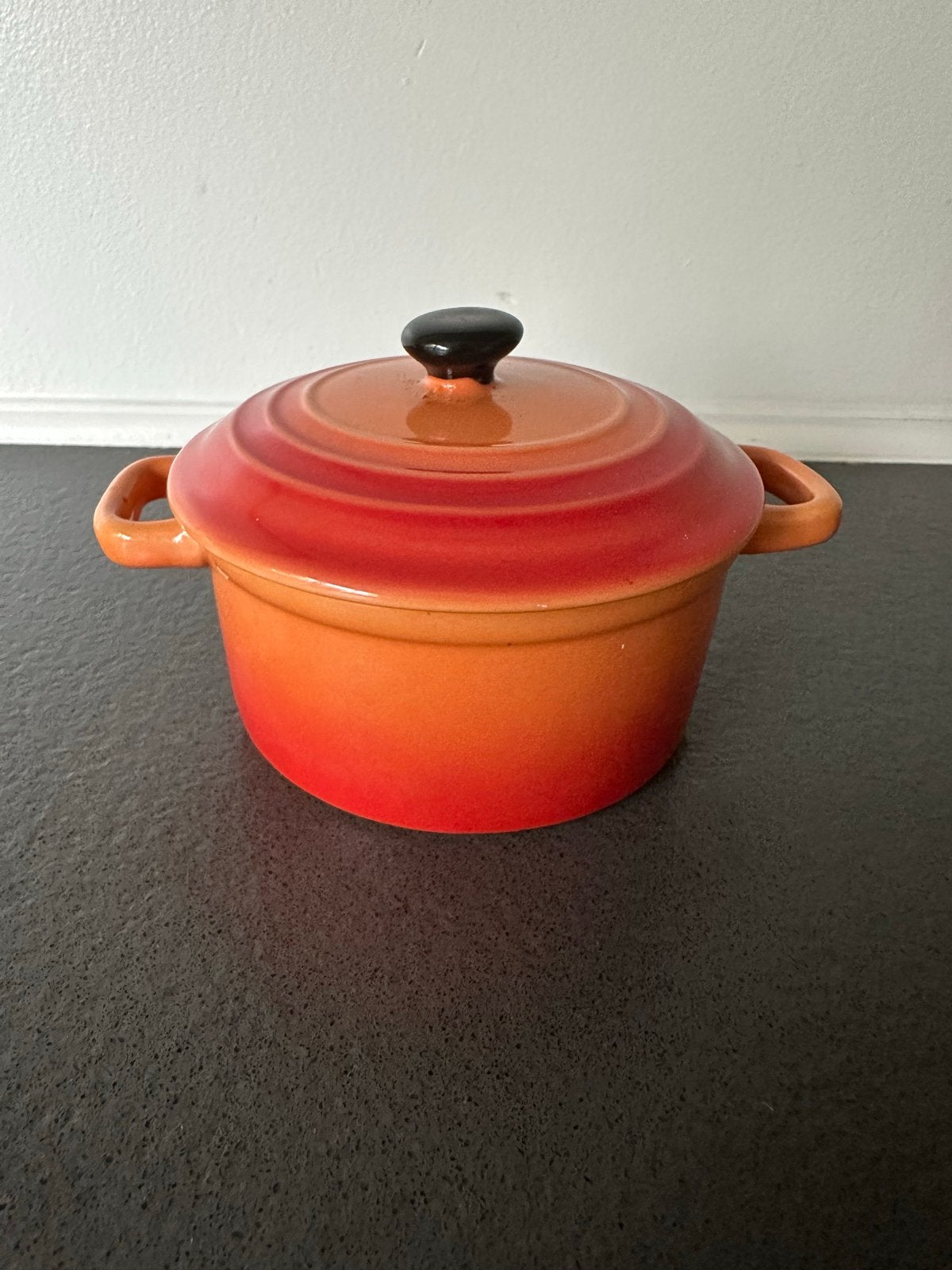 Mini kookpot Oranje/Rood, Met deksel, Overige typen, Nieuw, Ophalen of Verzenden
