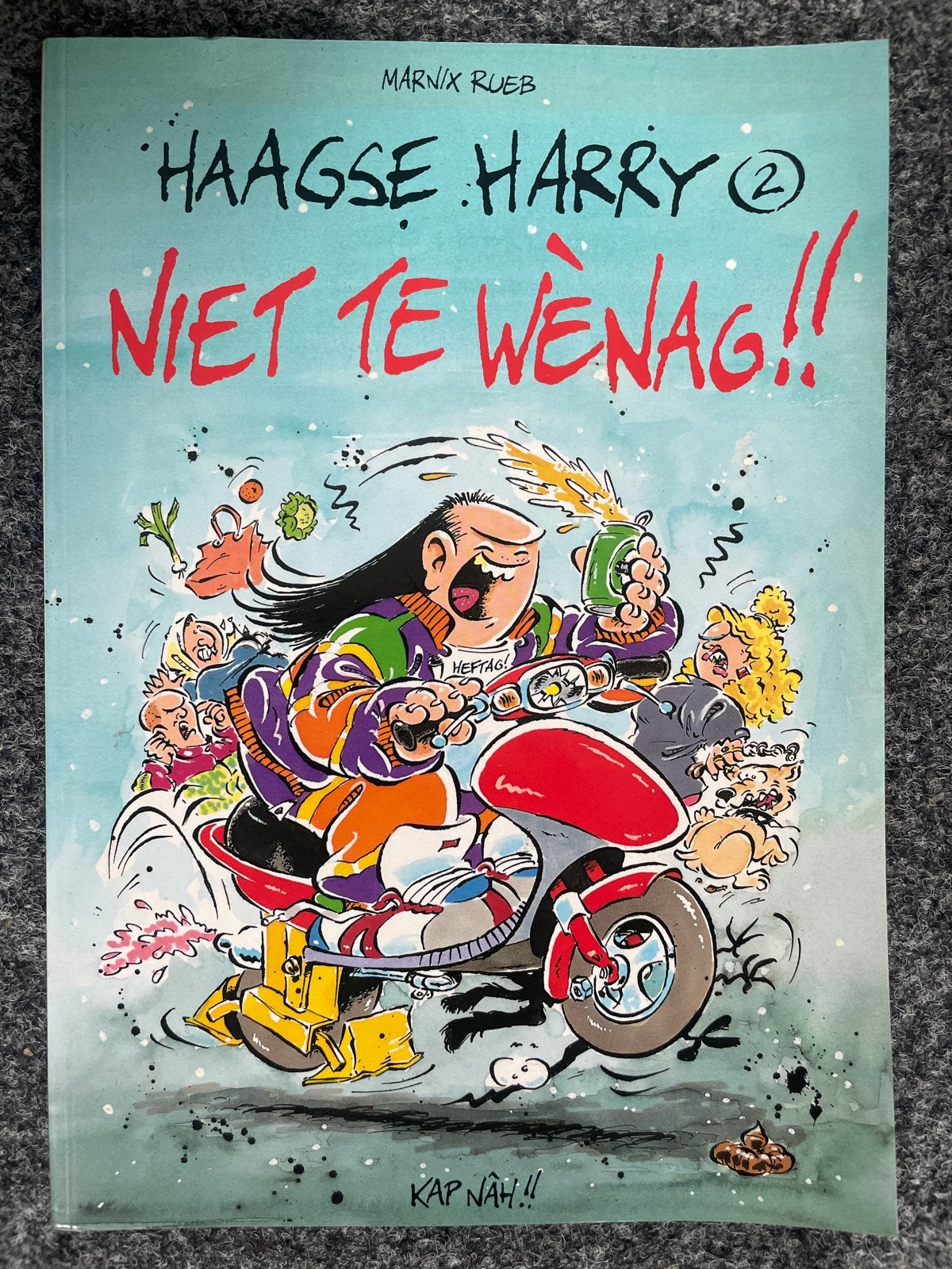 Haagse Harry 2: Niet Te Wenag!! - Marnix Rueb, Eén stripboek, Ophalen of Verzenden, Gelezen