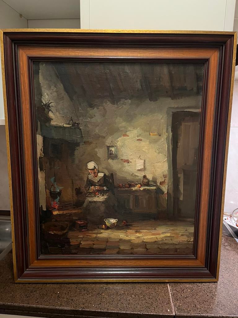 Jan Jumelet olieverf , schilderij, Antiek en Kunst, Ophalen of Verzenden