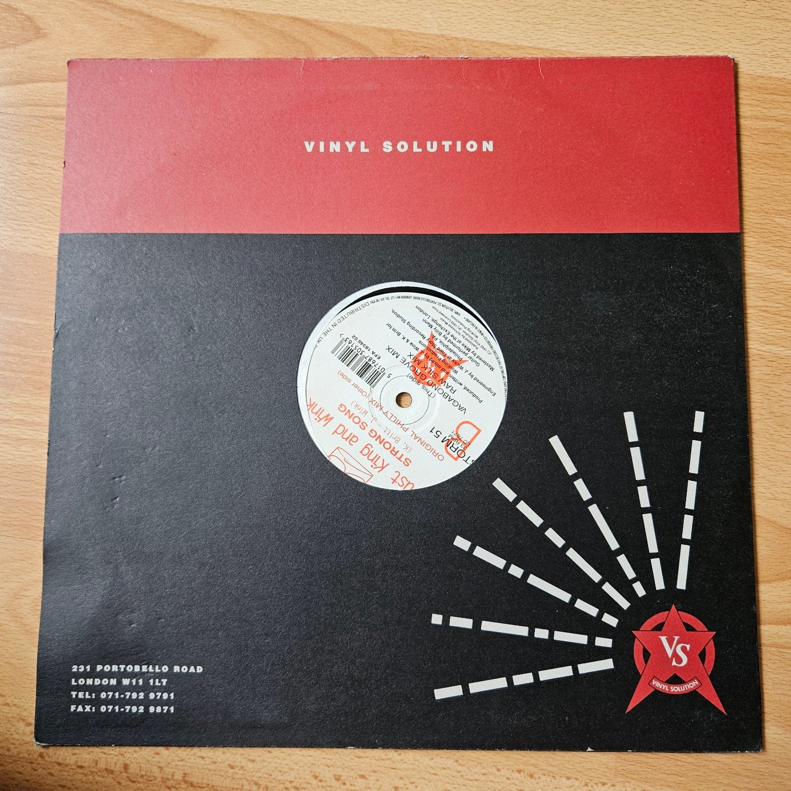 Just King And Wink – Strong Song - Maxi Single, Ophalen of Verzenden, Gebruikt, 12 inch, Disco