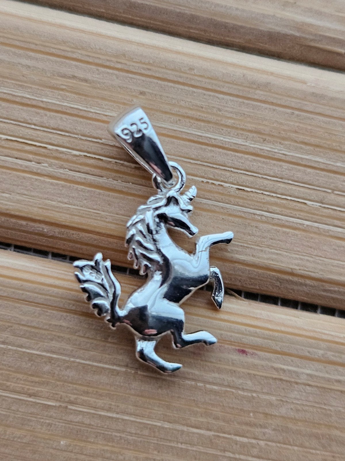 Sterling zilveren paardje kettinghanger, Ophalen of Verzenden, Zo goed als nieuw, Zilver, Dier