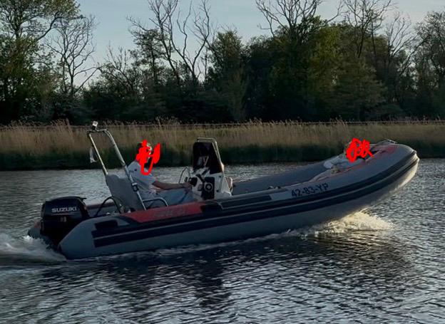 Rib sacs 5.30 met 30 pk suzuki elektrische gestart, Ophalen of Verzenden, Gebruikt, Benzine, Overige materialen