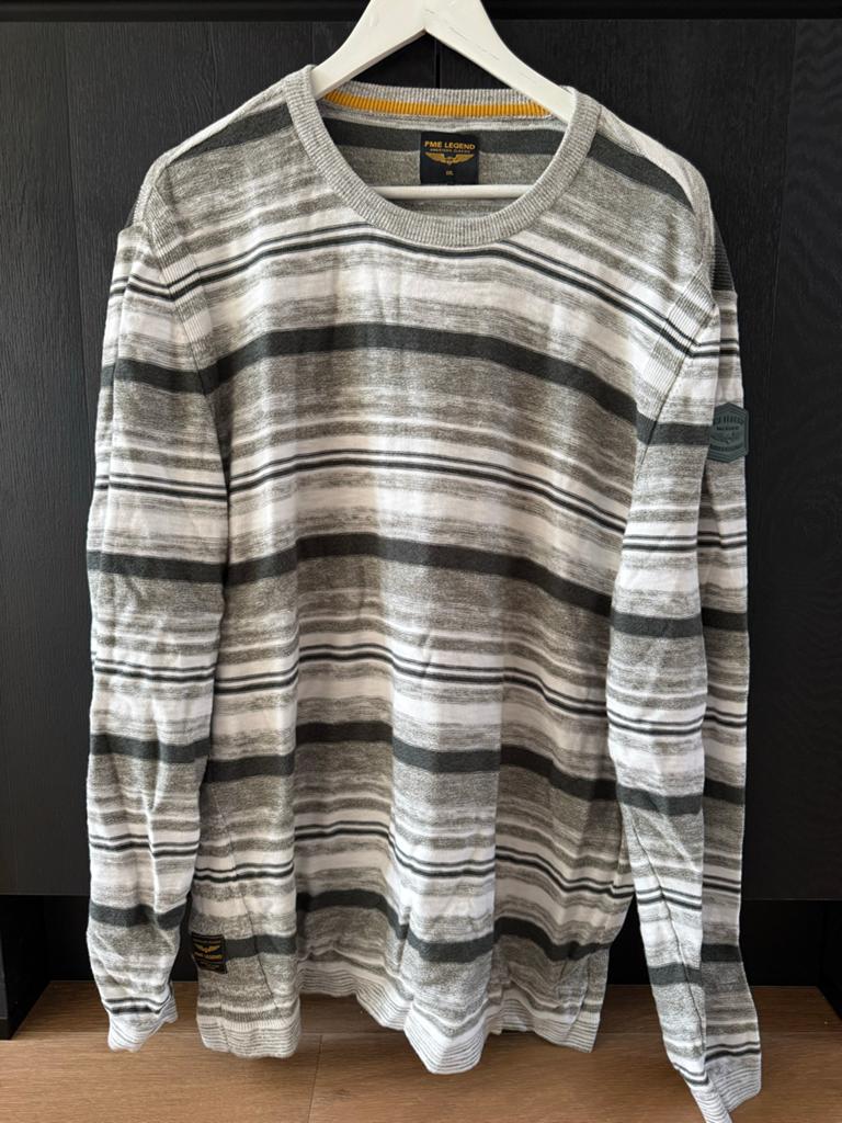 PME Legend gestreepte trui XXL, Kleding | Heren, Ophalen of Verzenden, Zo goed als nieuw, Overige maten, Overige kleuren