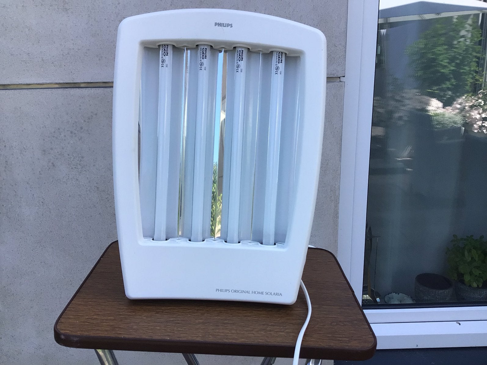 Solarium philips, Ophalen of Verzenden, Zo goed als nieuw, Zonnebank enkelzijdig, Minder dan 10 lampen